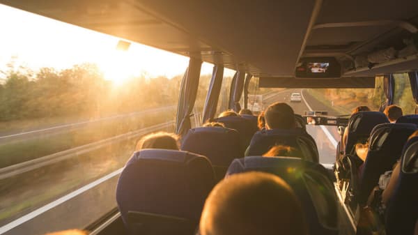 A youth basketball team comfortable travel